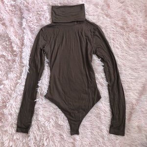 Naked Wardrobe Turtleneck Bodysuit